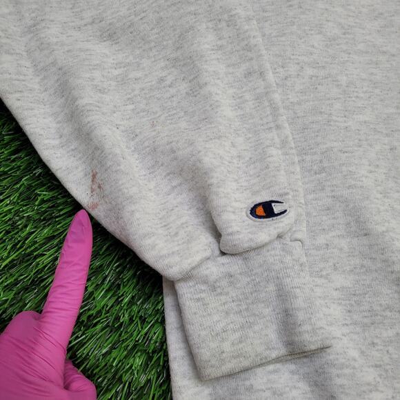 Vintage 90s Mather High-School Champion Sweatshirt XL 24x27 USA Boxy Baggy - Picture 9 of 13